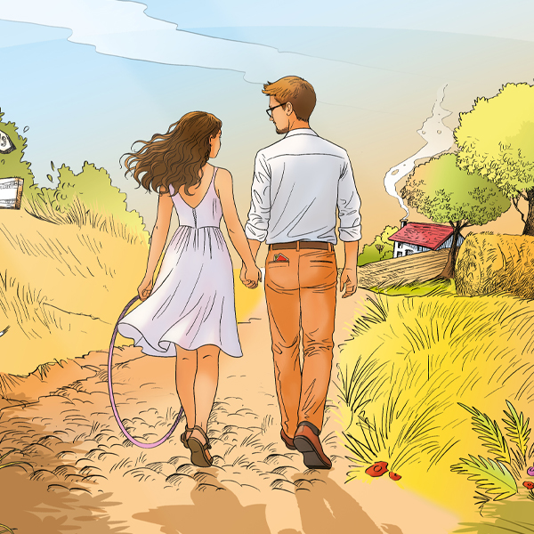 Illustration de faire part - Ivan Lammerant Illustrateur en Belgique